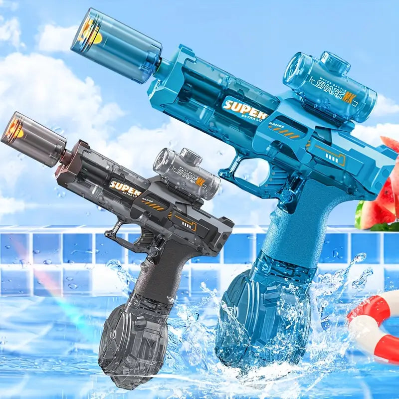 Water Blaster Electric Gun - Splash Battles, Upgraded