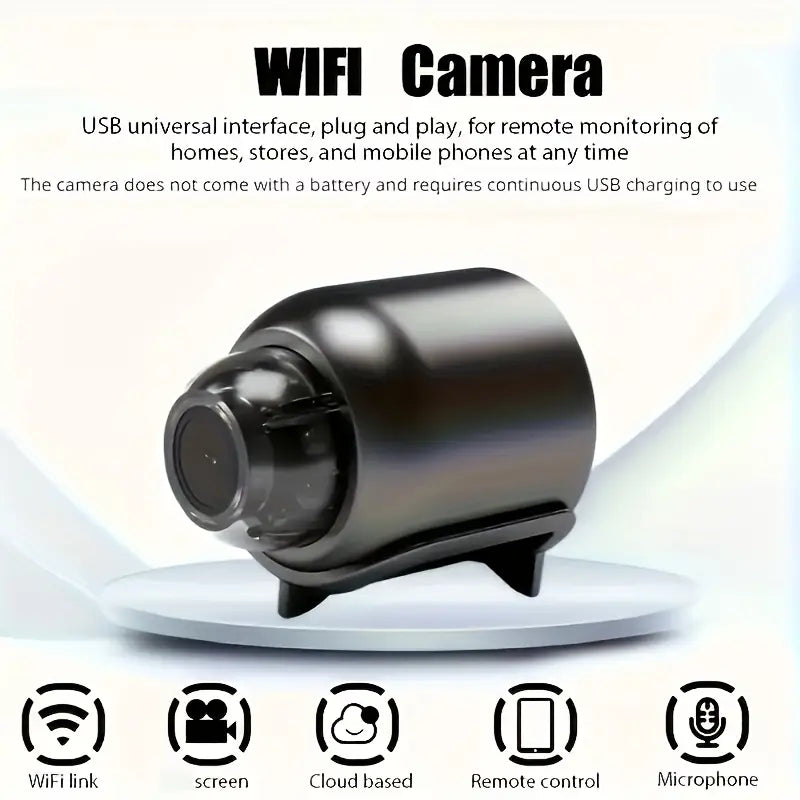 Smart WiFi Security Camera – Watch Anytime, Anywhere