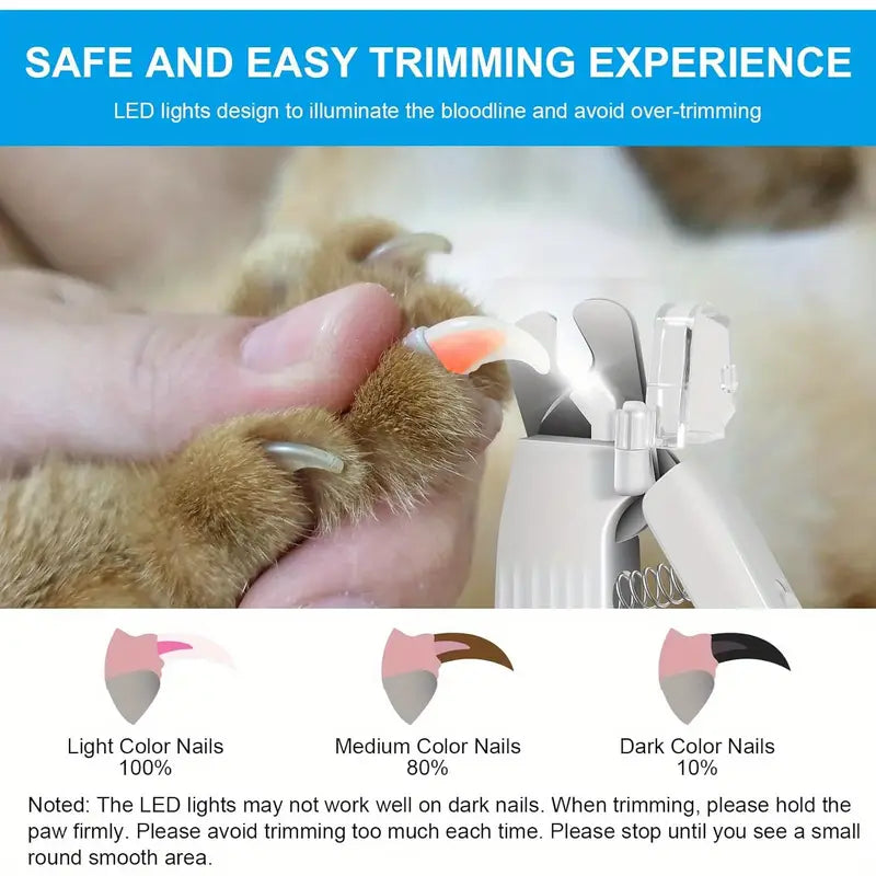 LED light Nail Cutter - Trim with Confidence