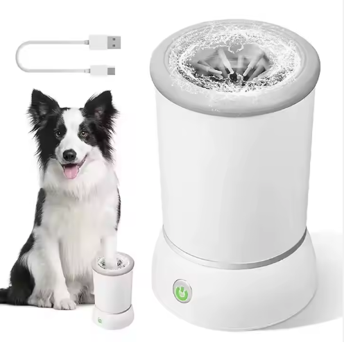 Automatic Dog & Cat Paw Cleaner - Smooth Paws, Happy Pets