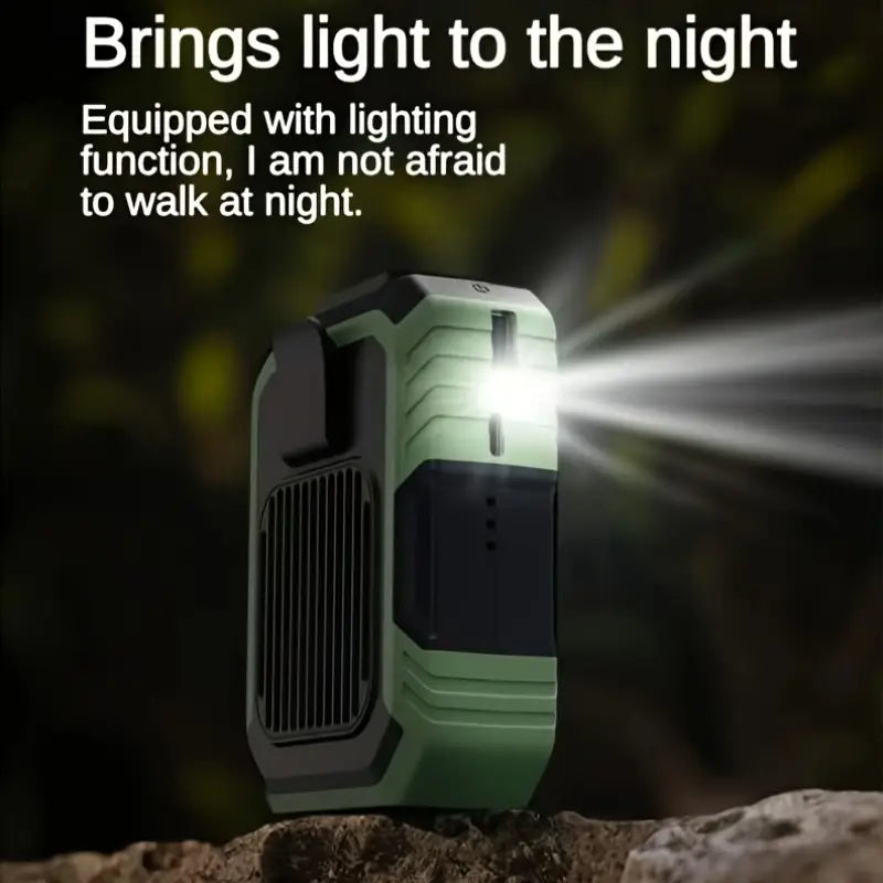 Wearable Waist Fan – Hands-Free Cooling Anywhere