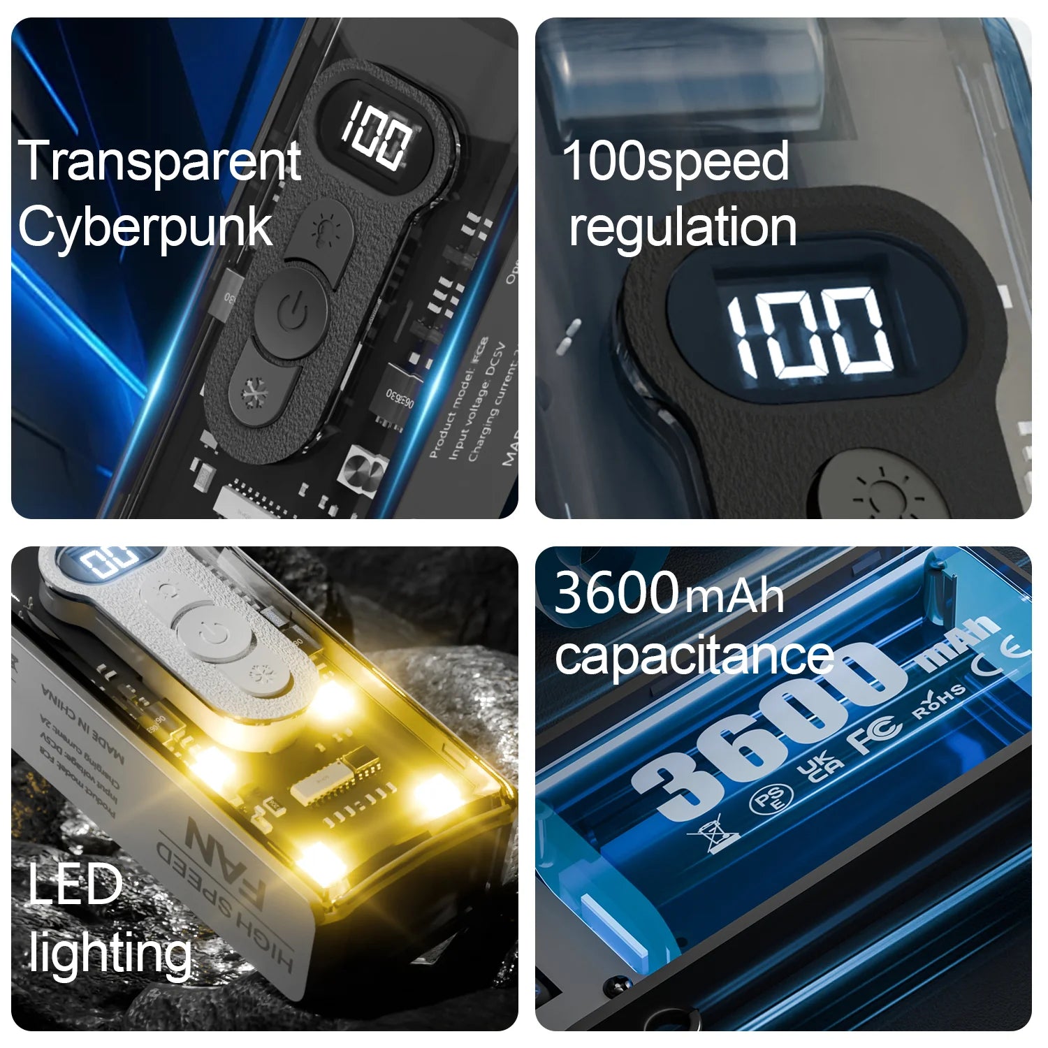 IceRush Turbo Handheld Fan – Chill, Wherever You Go!