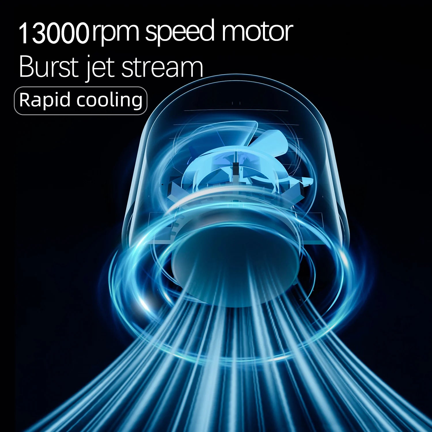 IceRush Turbo Handheld Fan – Chill, Wherever You Go!