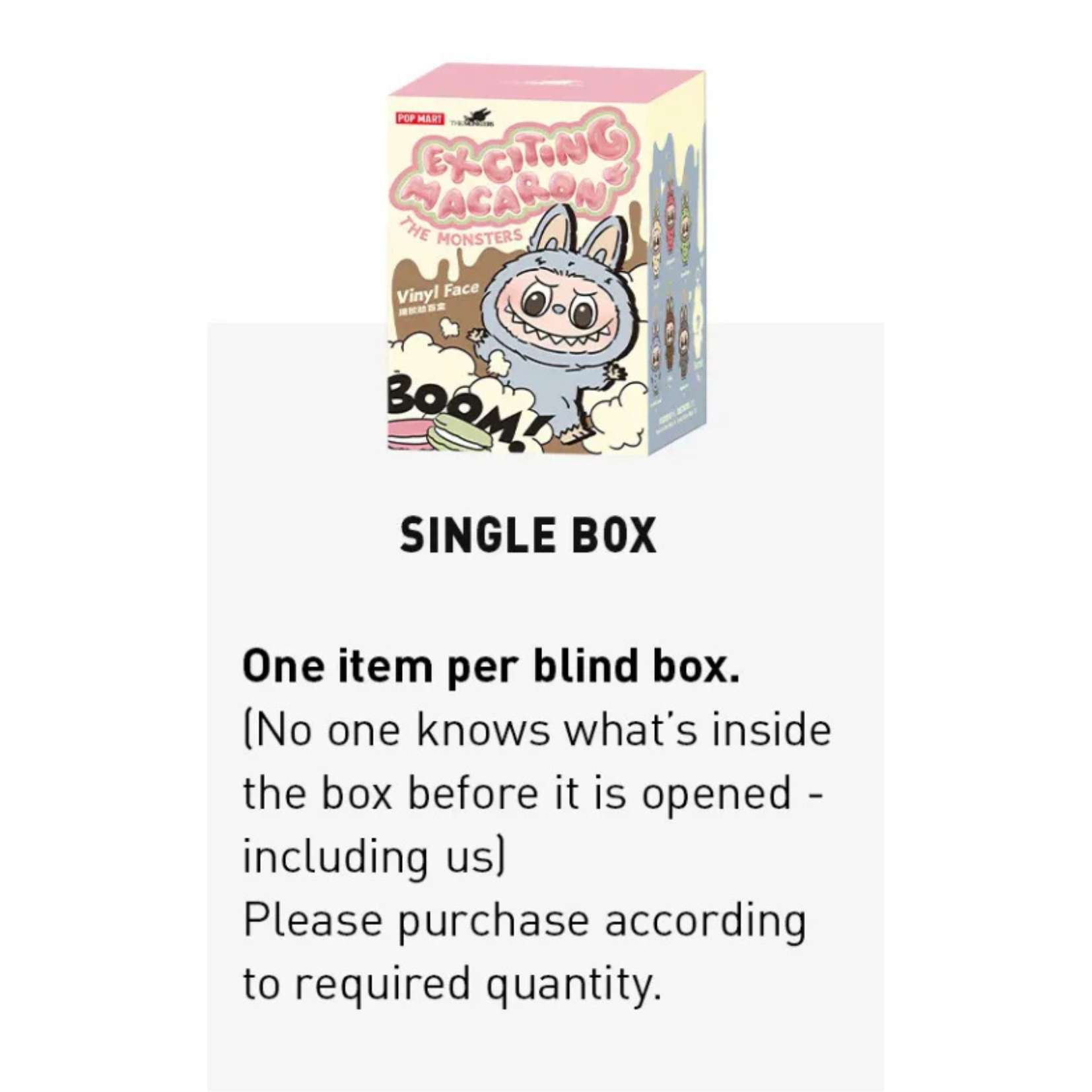 PopMart Labubu – Exciting Macaron Mystery Box - 100% Original