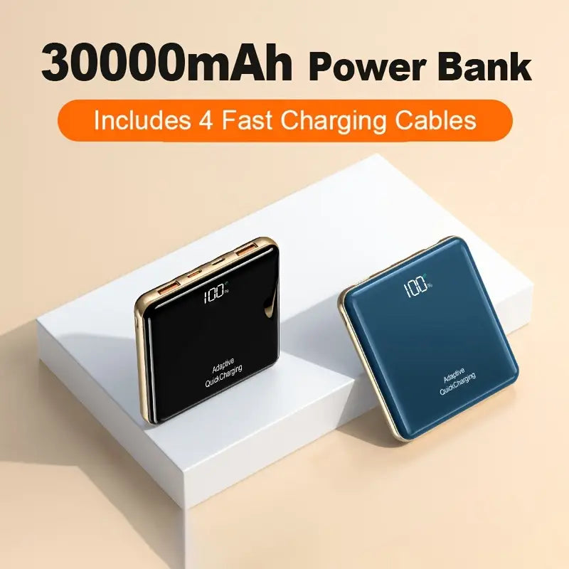 30,000mAh Portable Mobile Power – Supercharge On the Go!