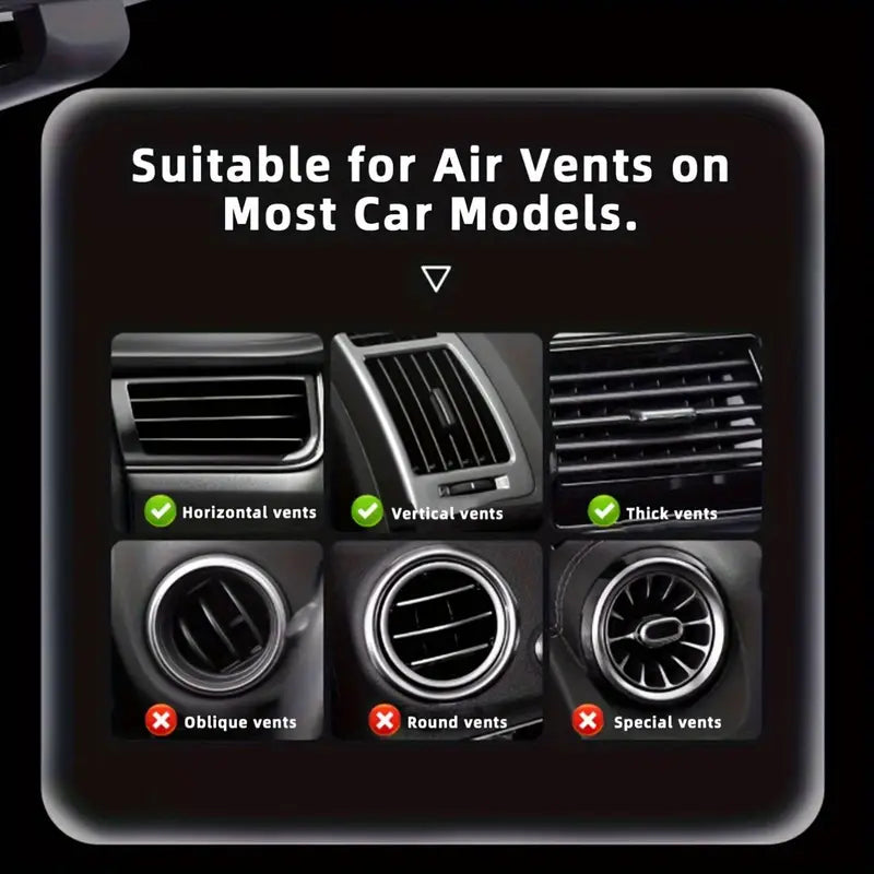 Rotating Car Holder + Wireless Charger – Drive Smarter