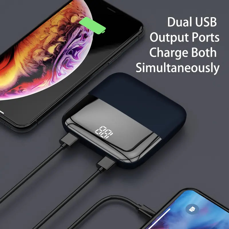 10,000mAh Portable Mobile Power – Small Size, Big Charge