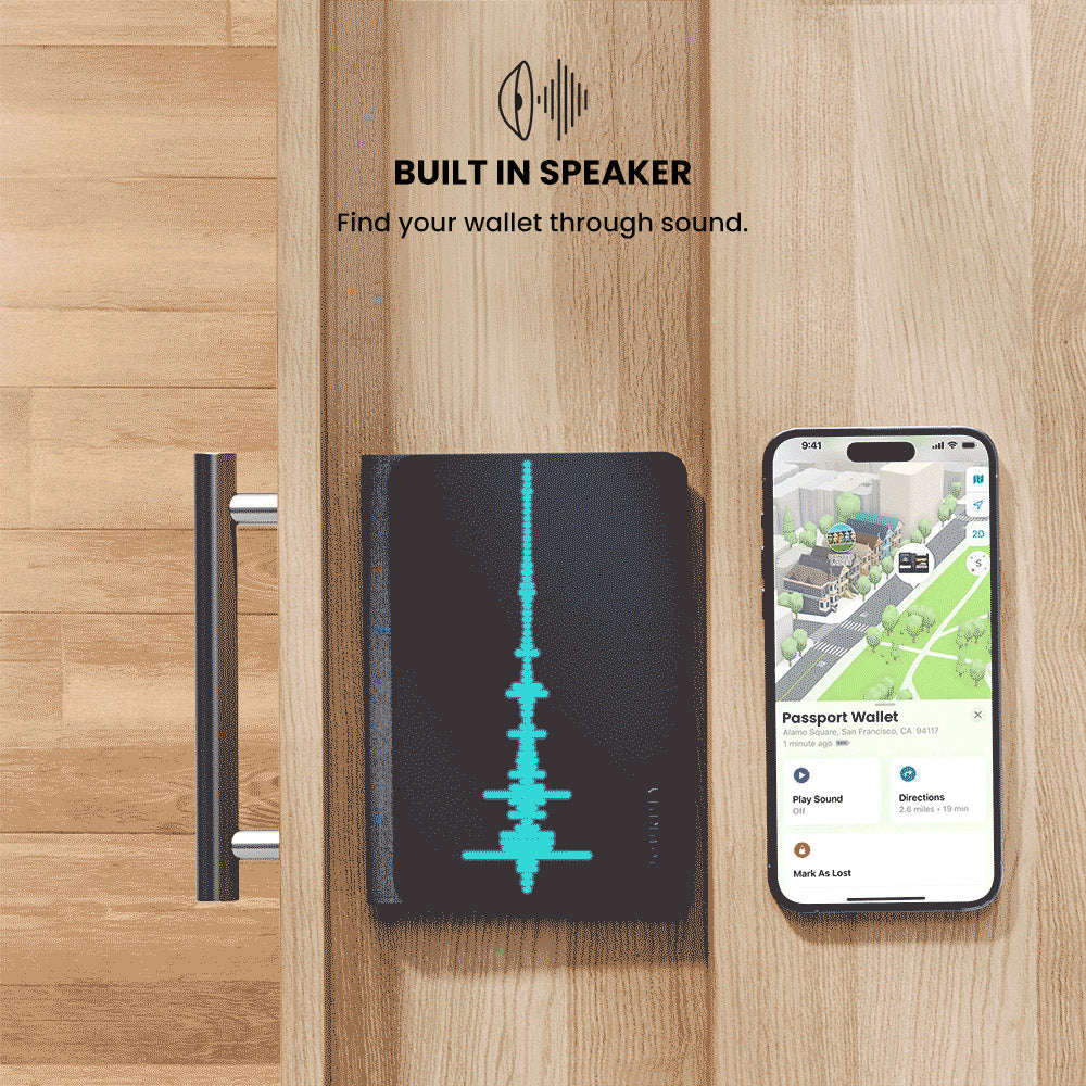 Smart Passport Wallet – Trackable with Bluetooth