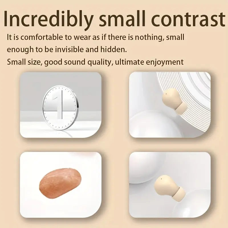 Mini Wireless Earbuds – Compact Sound, All-Day Comfort