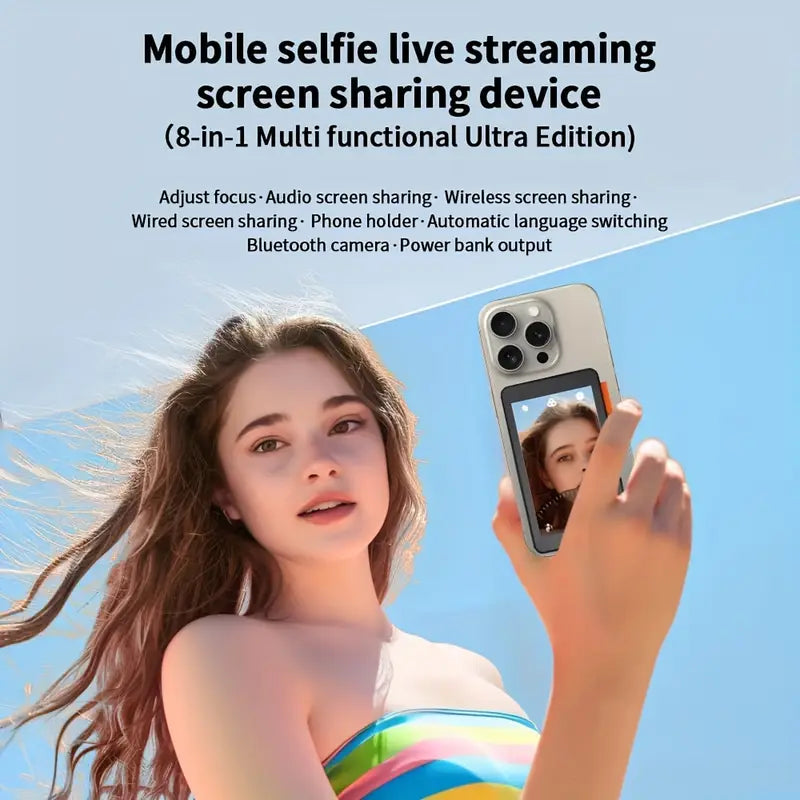 Magnetic Selfie Monitor – See Yourself While You Shoot