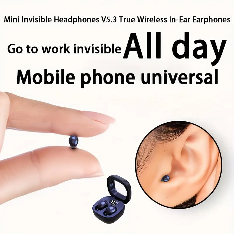 Mini Wireless Earbuds – Compact Sound, All-Day Comfort