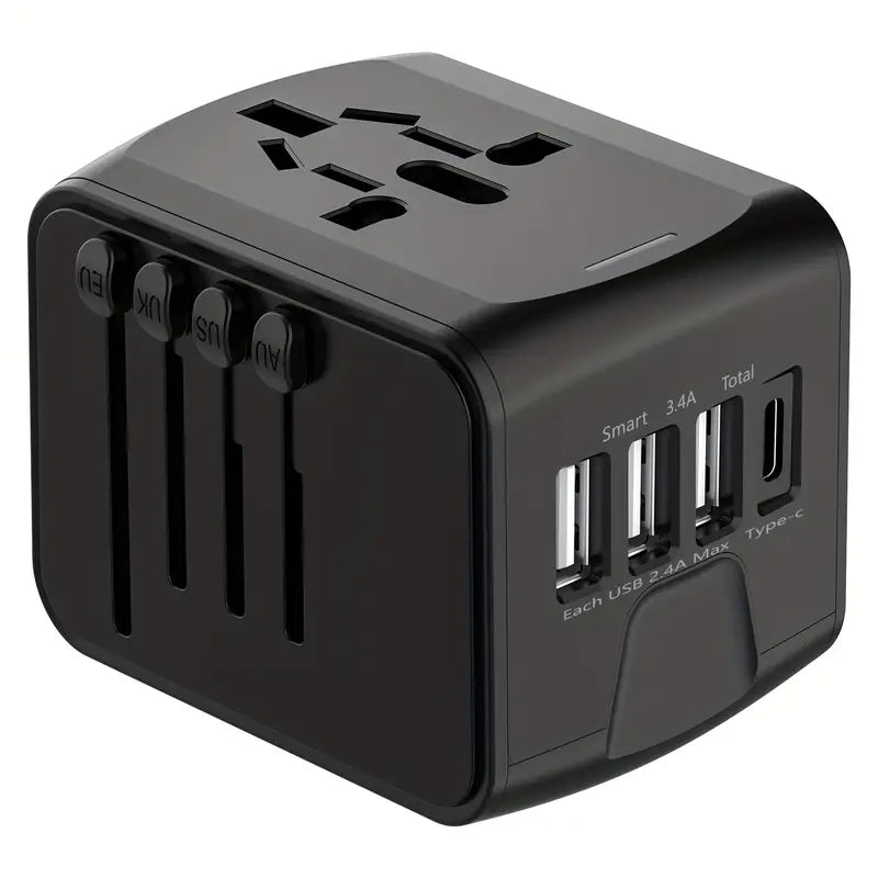 Universal Travel Adapter – Charge Anywhere in 170+ Countries