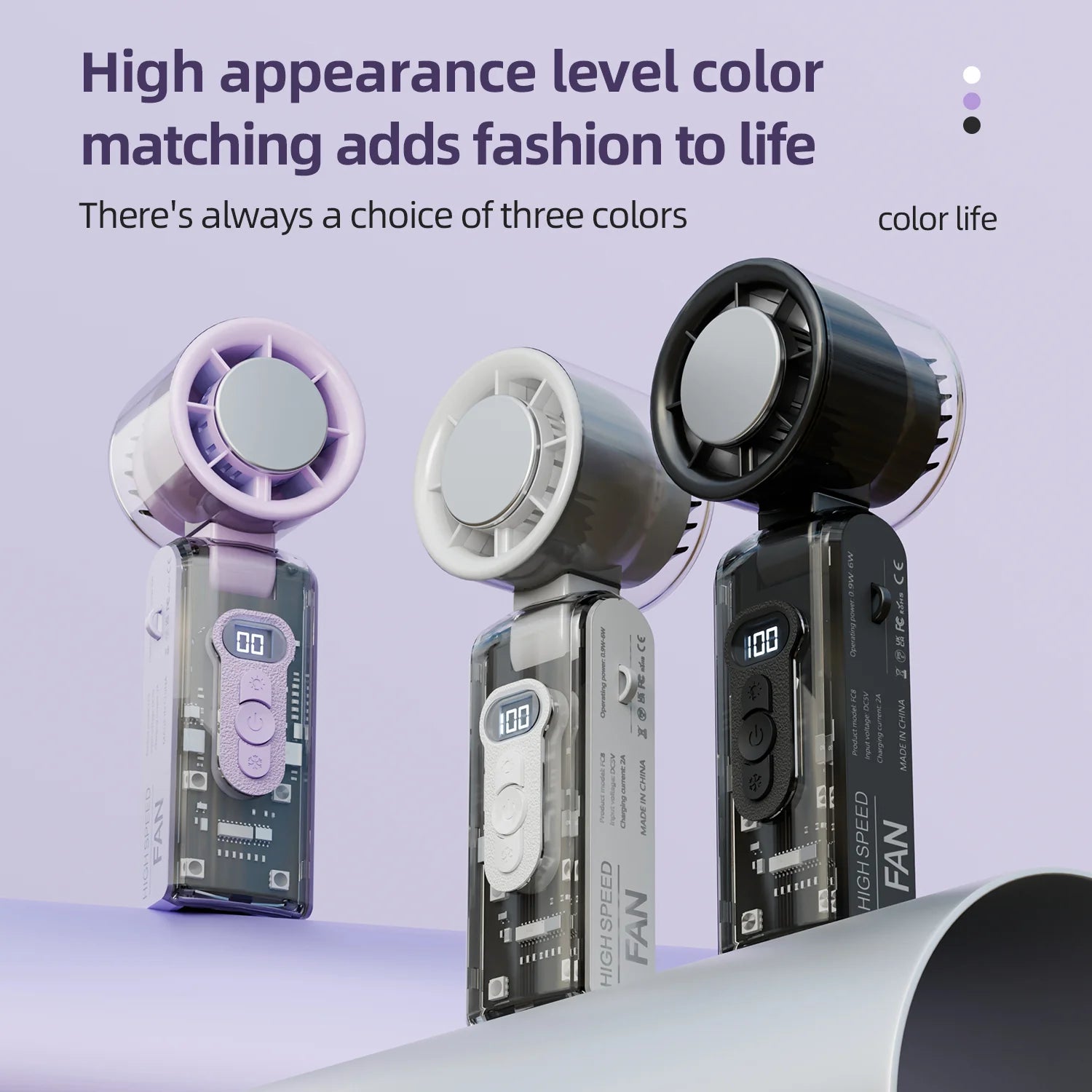 IceRush Turbo Handheld Fan – Chill, Wherever You Go!