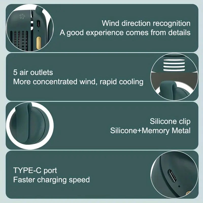 Clip-On Mini Fan – Cooling That Travels With You