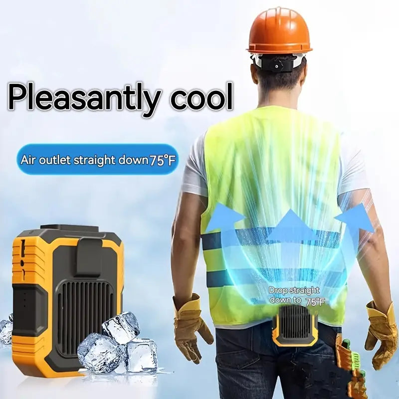 Wearable Waist Fan – Hands-Free Cooling Anywhere