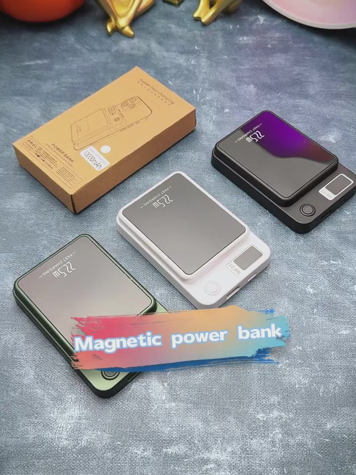 5,000mAh Magnetic Power Bank – Snap & Charge