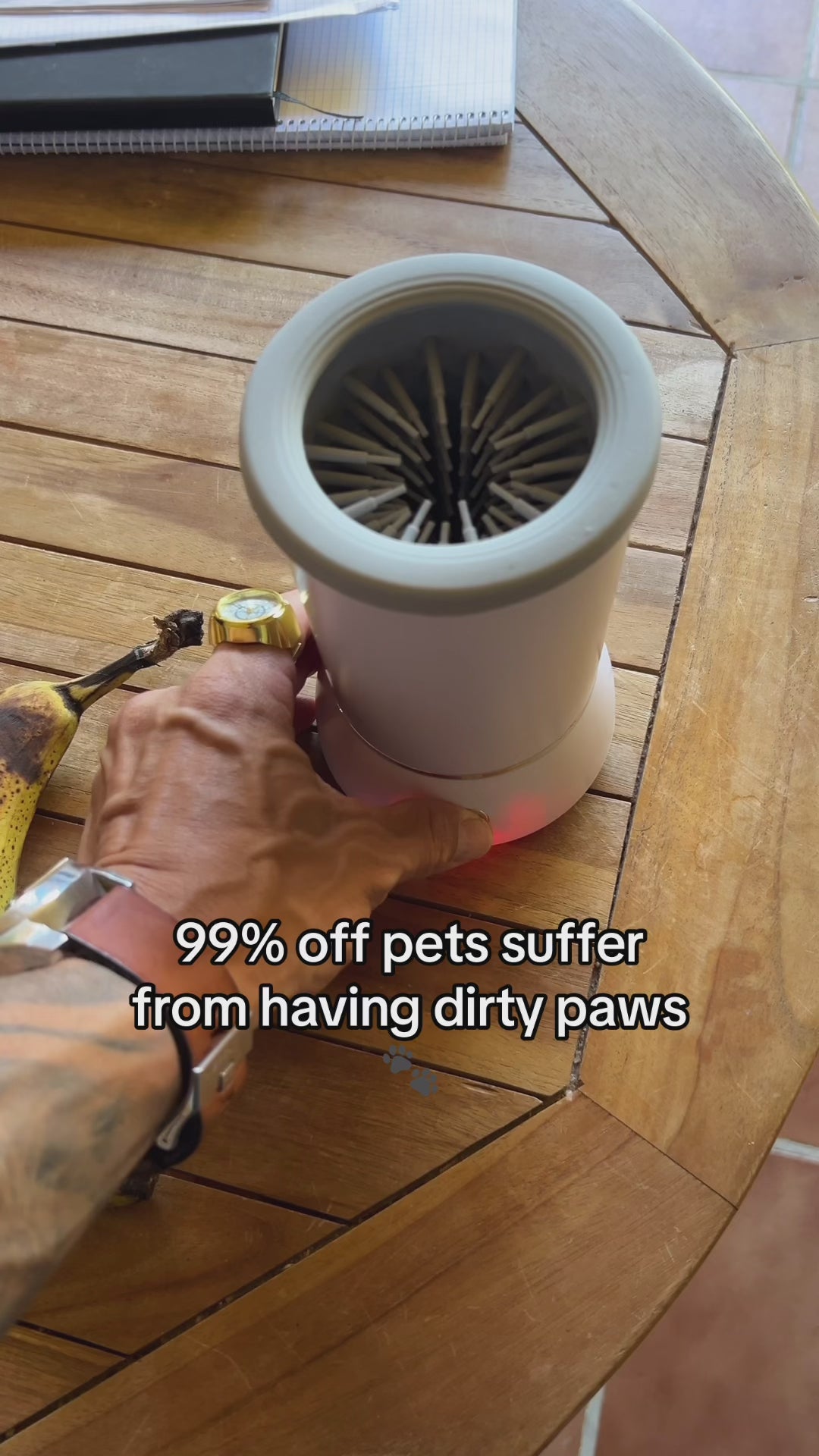 Automatic Dog & Cat Paw Cleaner - Smooth Paws, Happy Pets