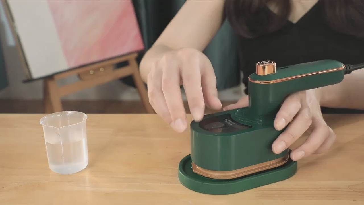 3-in-1 Mini Steam Iron – Compact Wrinkle Fixer