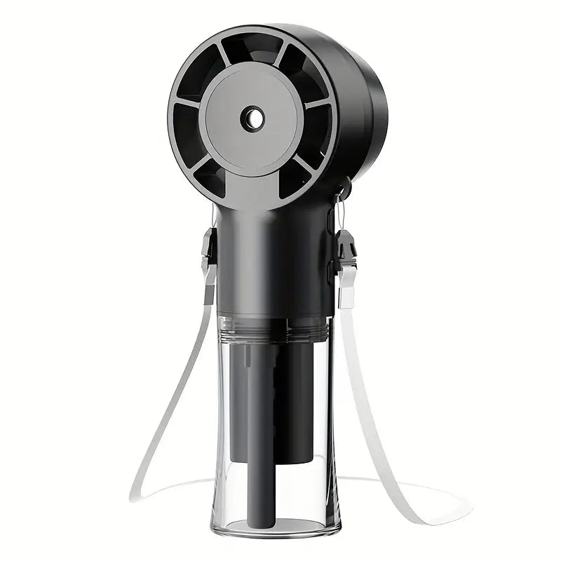 Rechargeable Spray Fan – Mist + Cooling On The Go
