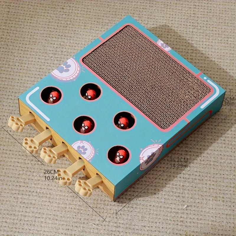 Interactive Cat Toy with Scratcher - Scratch, Chase, Repeat