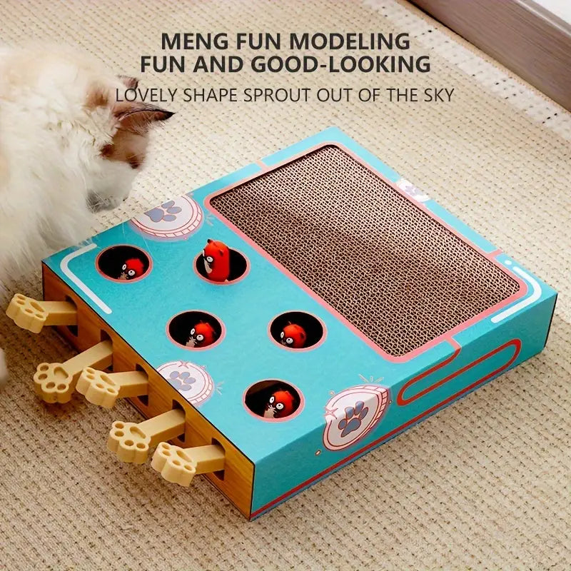 Interactive Cat Toy with Scratcher - Scratch, Chase, Repeat