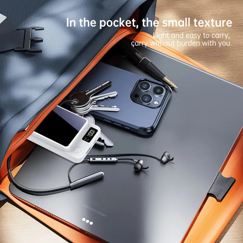 5,000mAh Magnetic Power Bank – Snap & Charge