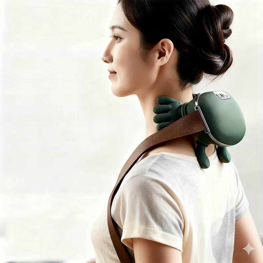 Bionic Five-Finger Massage Device for Head, Shoulders, And Neck