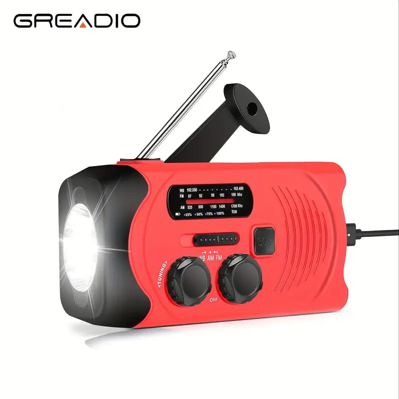 Emergency Solar & Hand Crank Charger – Power Anywhere
