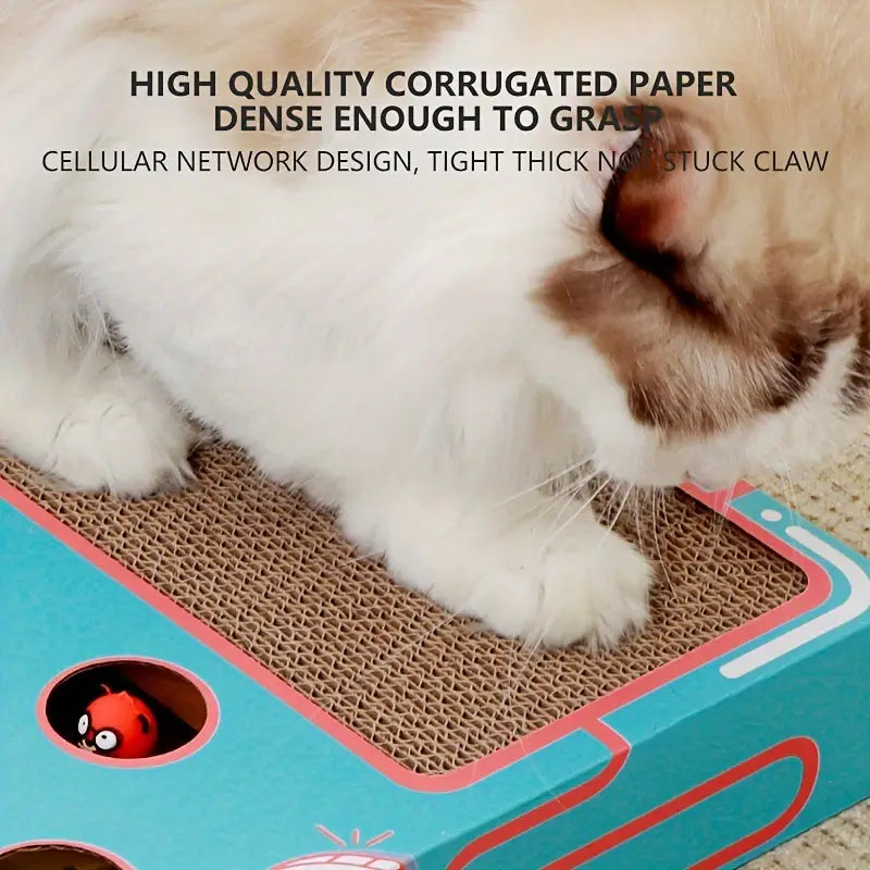 Interactive Cat Toy with Scratcher - Scratch, Chase, Repeat