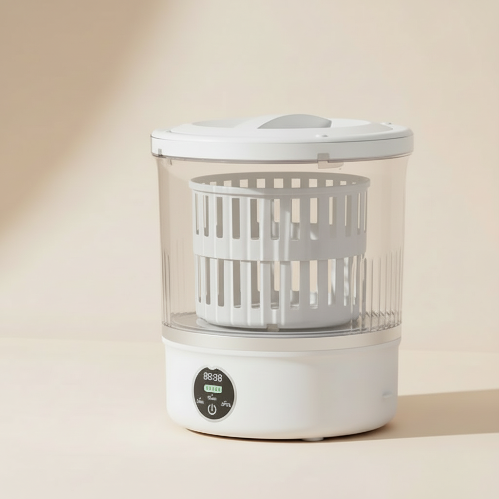 Ultra-Compact 3L Mini Washing Machine with Dryer