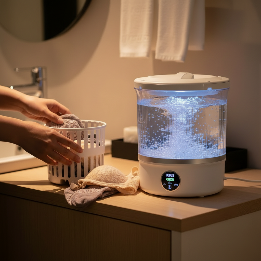 Ultra-Compact 3L Mini Washing Machine with Dryer