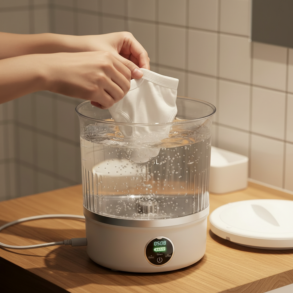 Ultra-Compact 3L Mini Washing Machine with Dryer