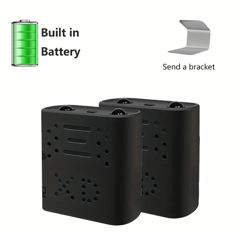 Dual Mini Security Cams – Night Vision & Motion Alert