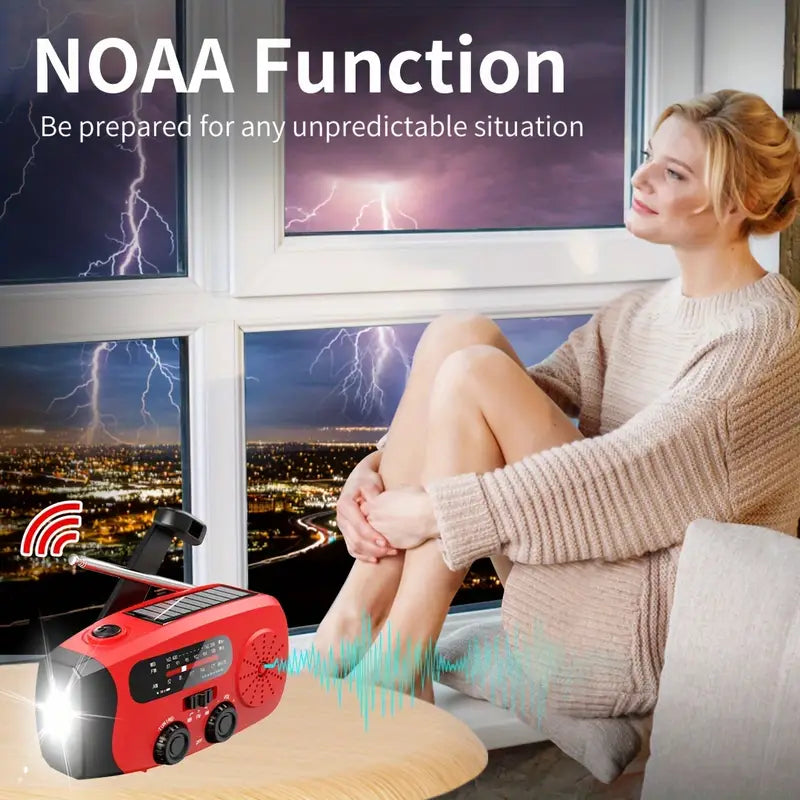 Emergency Solar & Hand Crank Charger – Power Anywhere
