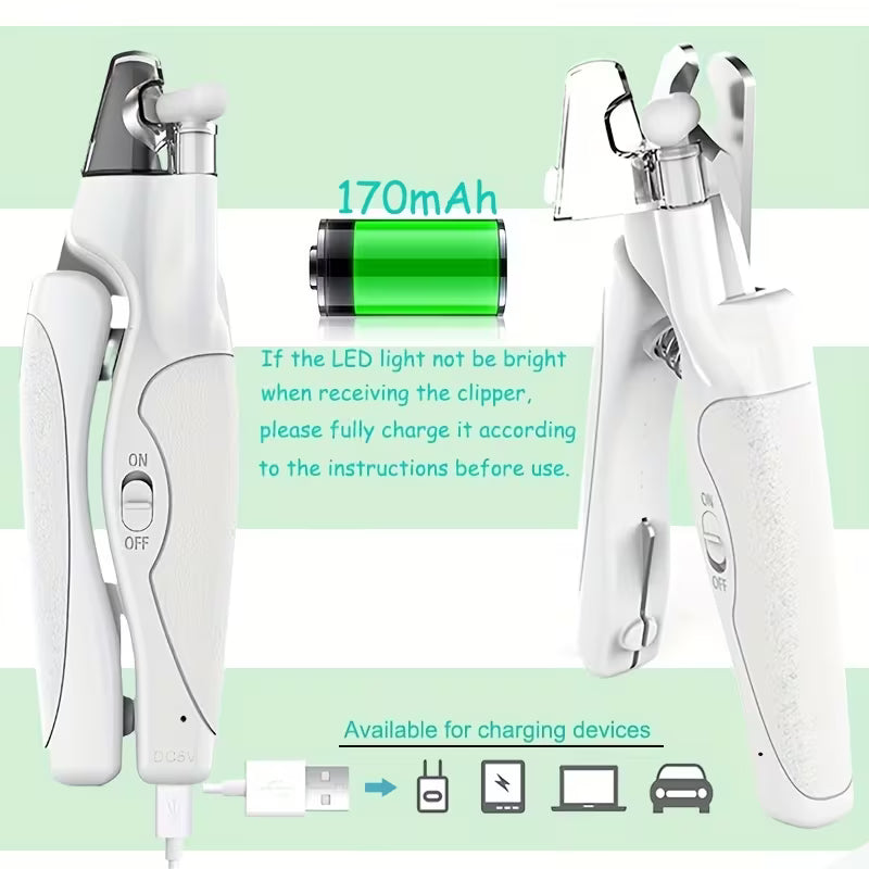 LED light Nail Cutter - Trim with Confidence