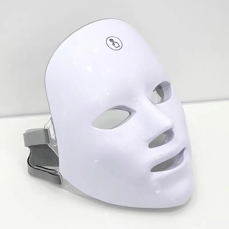 USB Powered 7-Color LED Facial Beauty Mask – Glow Therapy for Radiant Skin