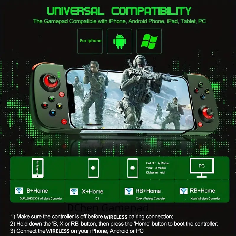 Wireless Gamepad Controller – Smooth Mobile Gaming Anywhere