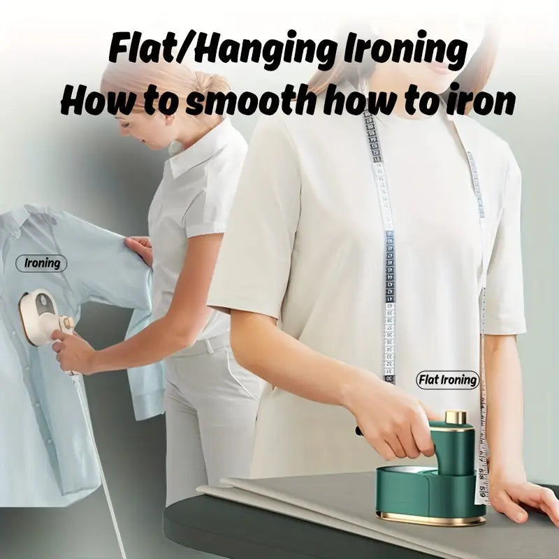 3-in-1 Mini Steam Iron – Compact Wrinkle Fixer