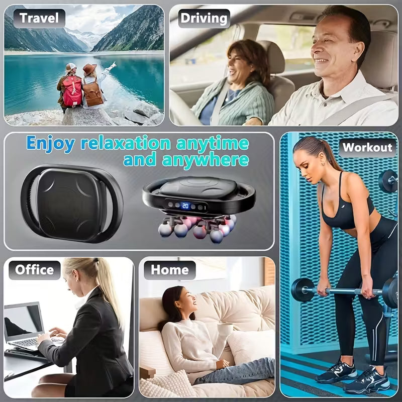 16-Head Flesh Gun Massage Device, Deep Tissue Muscle Instrument