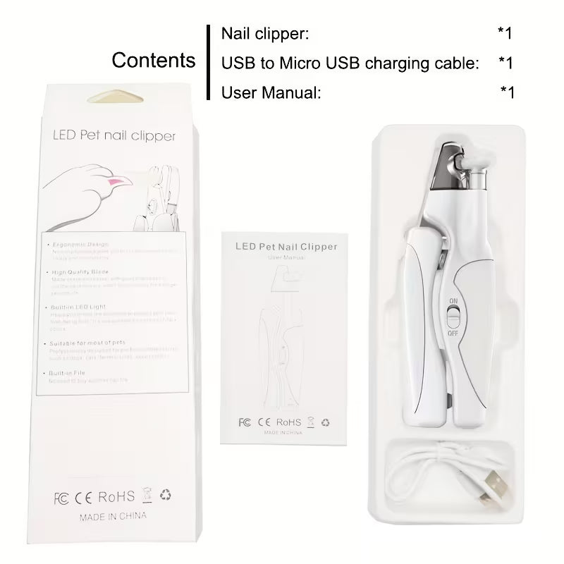 LED light Nail Cutter - Trim with Confidence