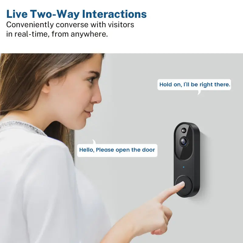 Smart Doorbell Camera – HD Security at Your Door