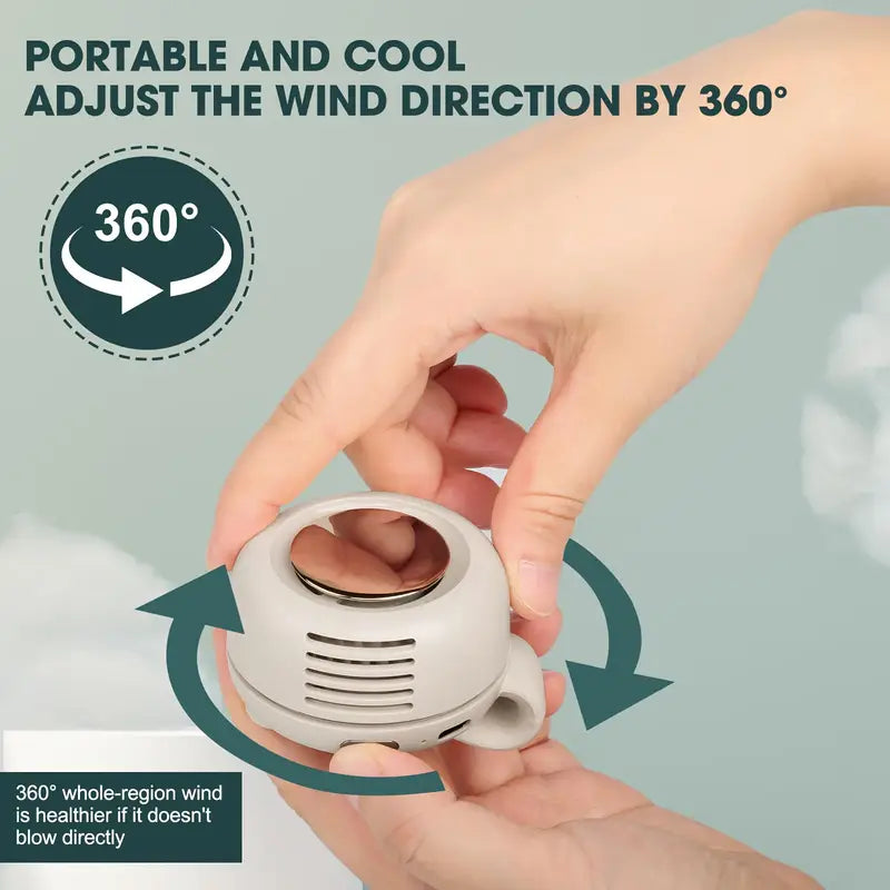 Clip-On Mini Fan – Cooling That Travels With You