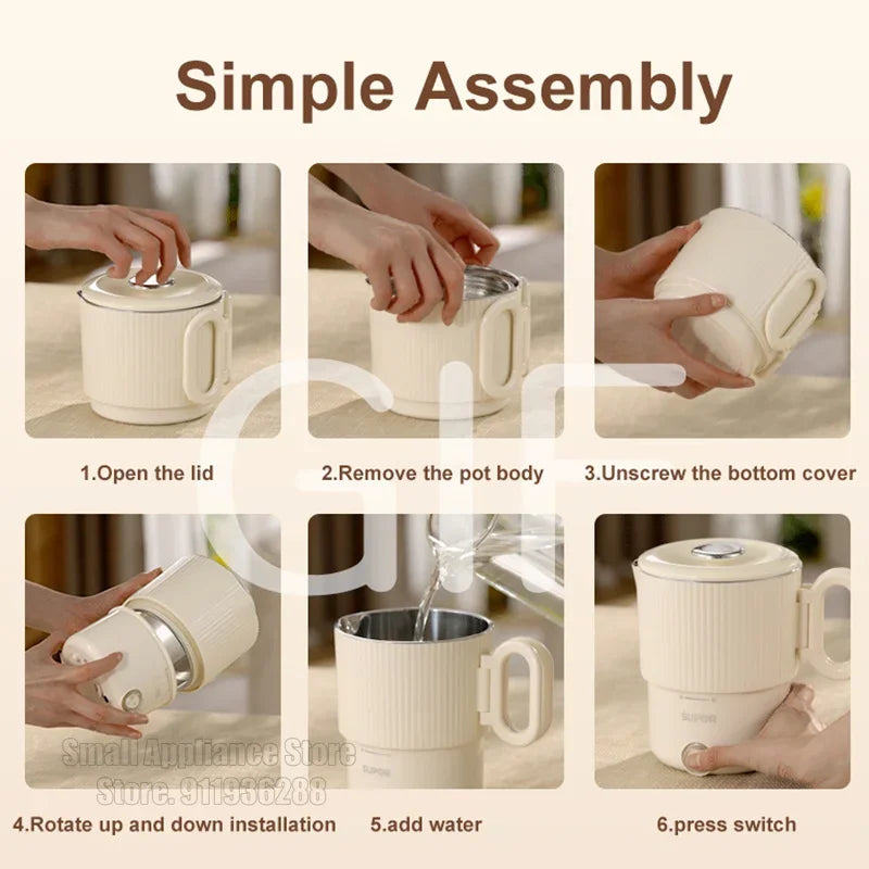 Folding Electric Kettle – Compact Boil Anywhere
