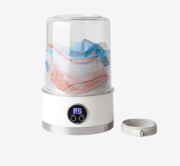 Mini Washing Machine (1L) – Compact, Powerful & Travel-Friendly!