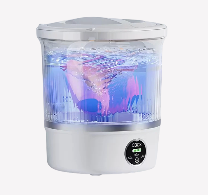 Ultra-Compact 3L Mini Washing Machine with Dryer