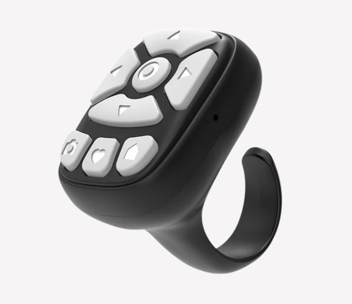 Wireless Bluetooth Camera Shutter Remote – TikTok & Selfie Control Ring