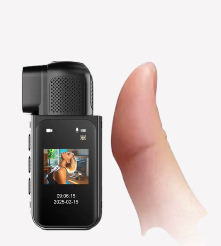 2.7K Thumb Action Camera – Wearable POV in a Snap