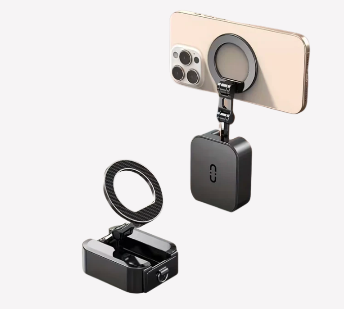 3-In-1 Magnetic Phone Stand – Gym, Travel & Workout Ready