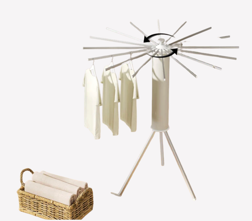 Multifunctional Foldable Outdoor Clothes Drying Stand