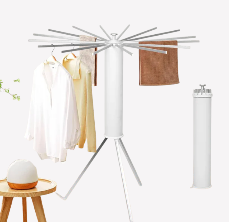 Multifunctional Foldable Outdoor Clothes Drying Stand